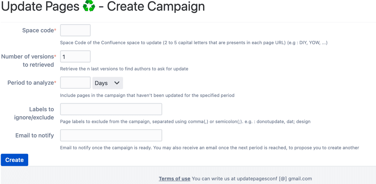 (Admin) Create campaign that will target concerned users