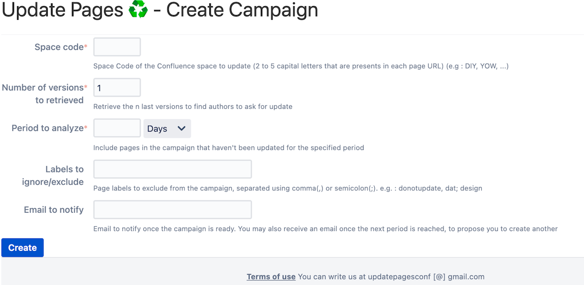 (Admin) Create campaign that will target concerned users